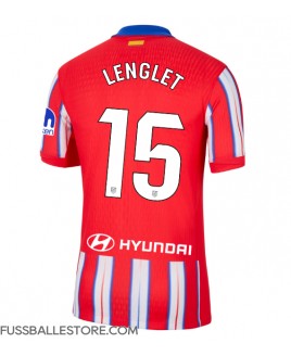 Günstige Atletico Madrid Clement Lenglet #15 Heimtrikot 2024-25 Kurzarm